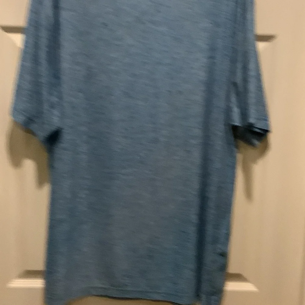 Under‎ Armour Men's Heathered Blue Polo, loose, Heatgear, XL